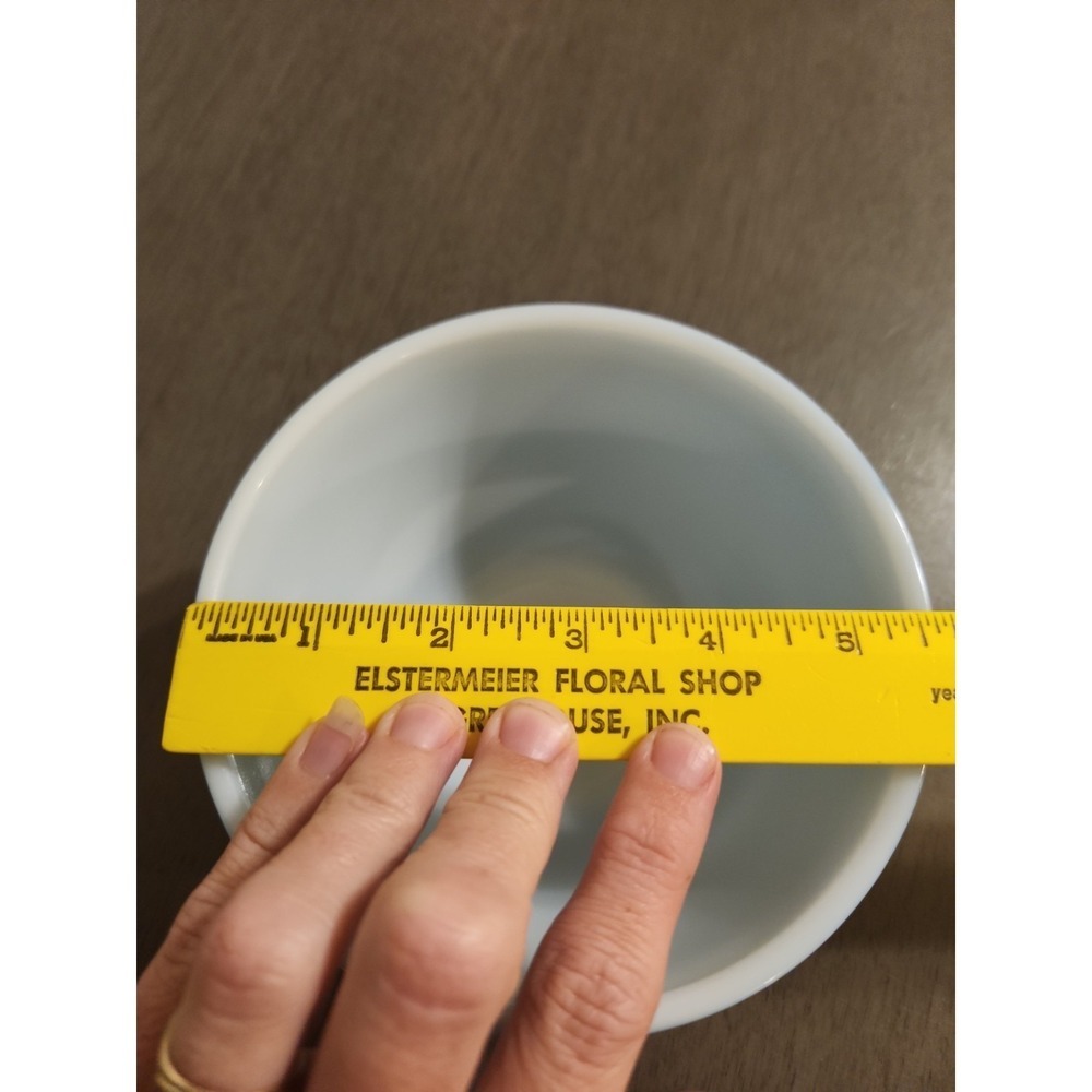 Vintage Pyrex #401 1.5 Quart Solid Blue Small Mixing Bowl Mid Century Kitchen - Picture 10 of 13
